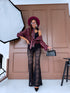 "LUX JACKPOT P8086" lace pants - black